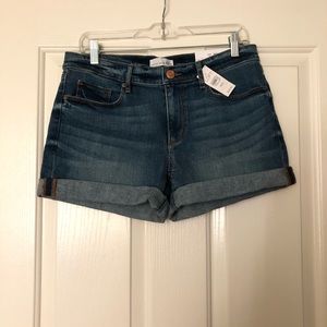 LOFT denim shorts, size 28